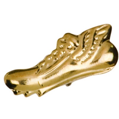 Gold Winged Track Shoe Lapel Pin