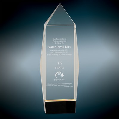 Large Crystal Facet Rectangle Award