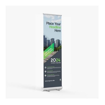 24 X 79 1/2 Retractable Banner Stand