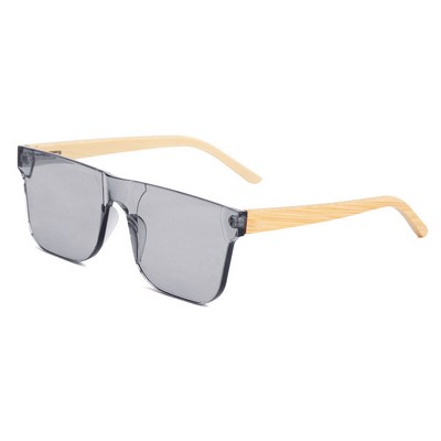 Bamboo Sunglasses - Grey Lenses