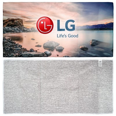 24 x 12 Heather Microfiber Towel