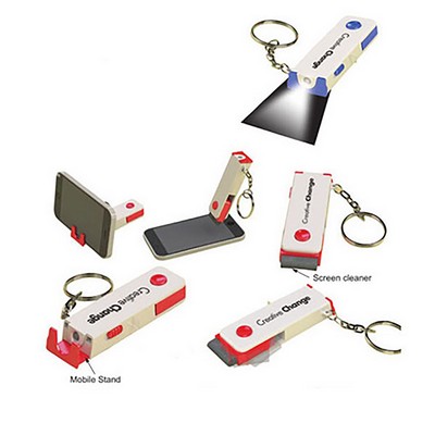 Mobile Stand And Led Light And Screen Cleaner