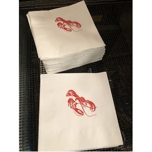 Lobster Cocktail Napkins (Pack of 25)