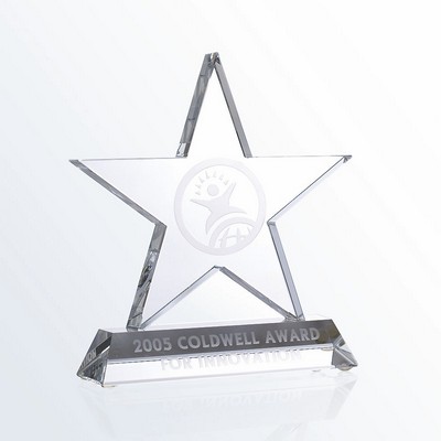 Motivation Star Optic Crystal Award - Medium