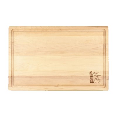 11" x 17" x 3/4" Maple Cutting Board with Juice Groove