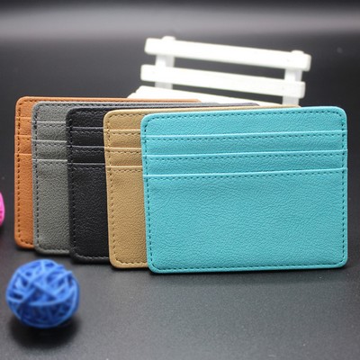 PU Leather Credit Card Holder