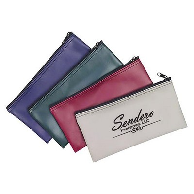 PVC Zippered Bank Pouch