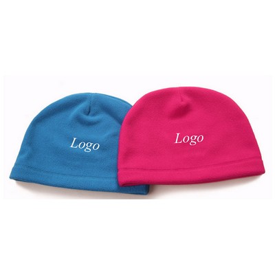 Hot Stamping Polar Fleece Beanie/Hat/Cap