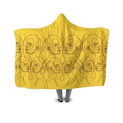 Sublimated Hooded Blanket- 60" X 80"