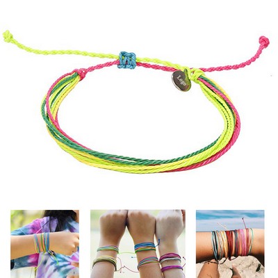 Waterproof Rope Strand Bracelet Set , Charm