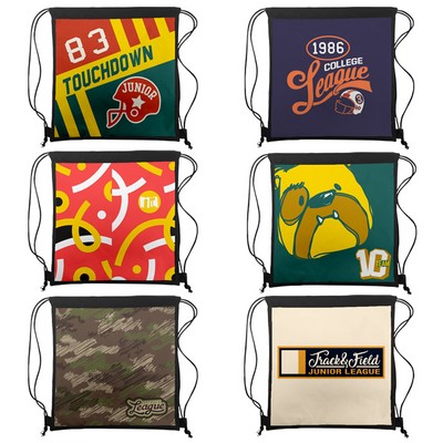 Economy Sublimated Drawstring Pack