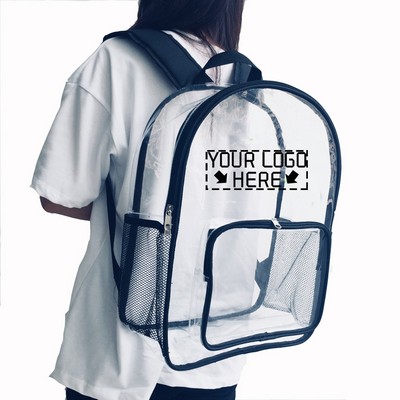 Clear Zipper Backpack