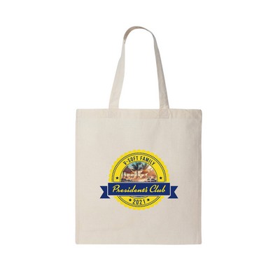 6oz Cotton Canvas Tote Bag