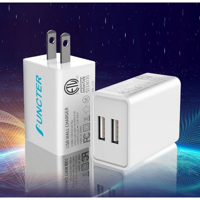 Dual USB Charger W/ETL Certification