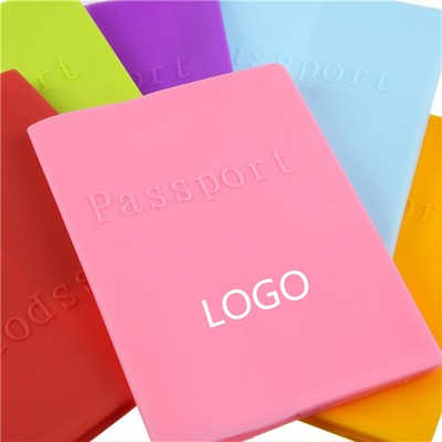 Candy Color Silicone Passport Case