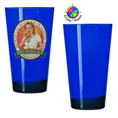 17 Oz. Blue Pint Glass (4 Color Process)