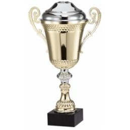 17" Gold Metal Cup Award w/Plastic Stem