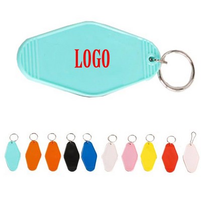 Plastic Hotel Keychain