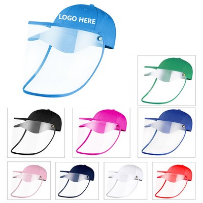 Detachable Baseball Cap Face Shield