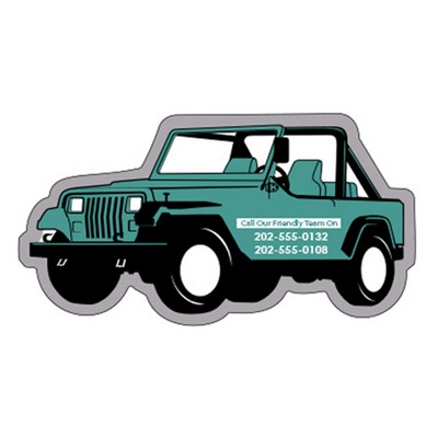 Magnet - Jeep Shape (4.25x2.25) - 30 Mil - Outdoor Safe