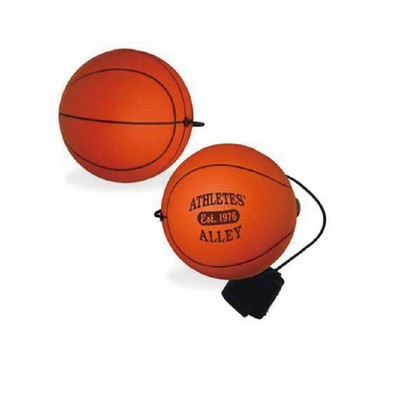 Custom Basketball Stress Reliever Yo-Yo Bungee