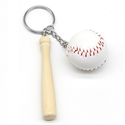 Baseball Set Keychain