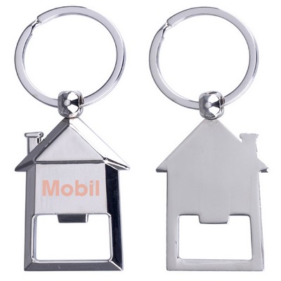 House Shaped Opener w/Key Ring