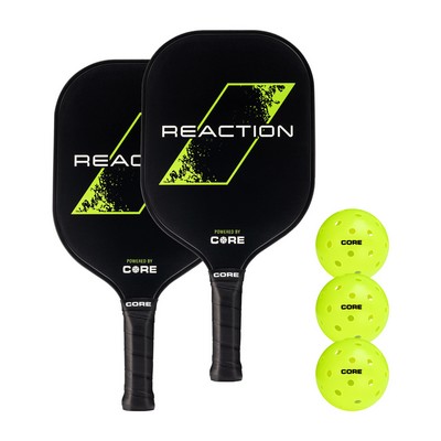 CORE Pickleball Paddle & Outdoor Ball Set