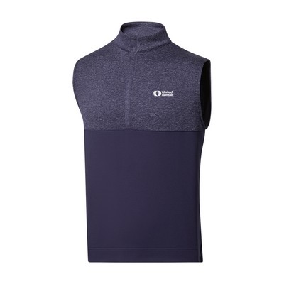 FootJoy® Heather Yoke Half-Zip Midlayer Vest