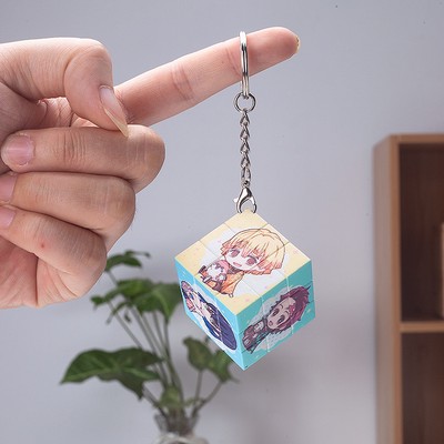 Puzzle Cube Keychain