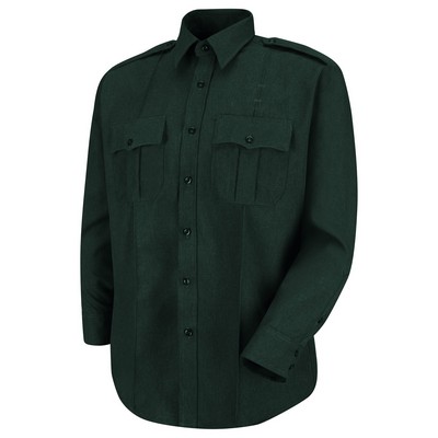 Men's Sentry™ Plus Shirt w/Zipper & Long Sleeves - Spruce Green