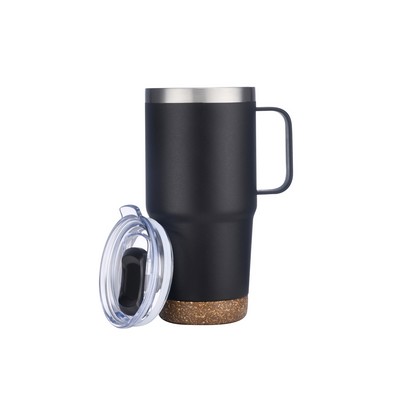 24 oz Travel Mug w/ Cork Bottom