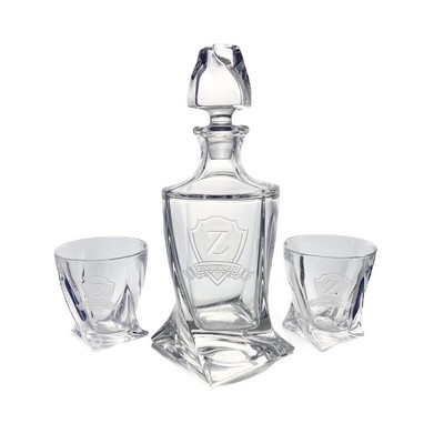 Cambridge Whiskey Wine Decanter Set