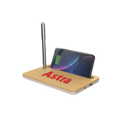 3-in-1 Eco-Friendly Bamboo Wireless Charger