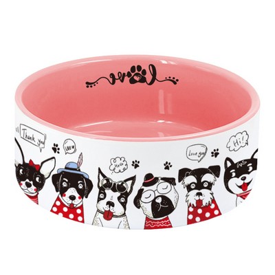 Customized Ceramic Pet Food Bowl