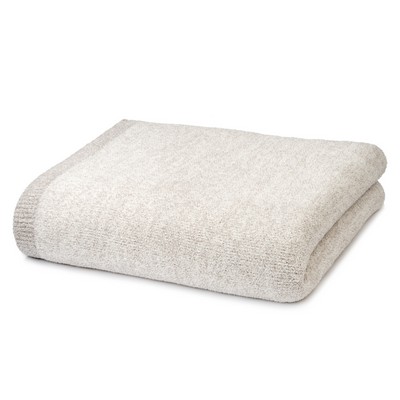 Oversized Throw Blankets - Fleck - Kash-cozy™ - Ivory w/ Oyster Fleck - 70*84