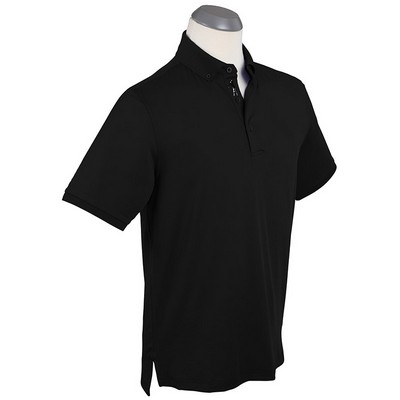 Bobby Jones Performance Jersey Rib BD Collar & Cuff Polo