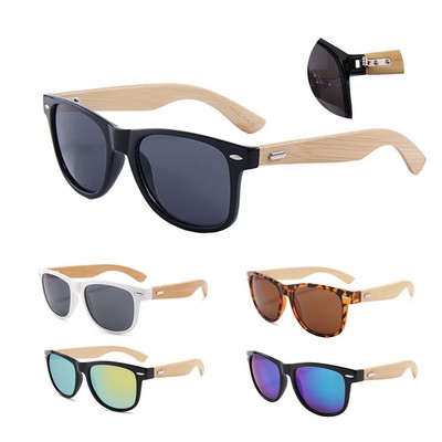 Imitation Bamboo Wood Sunglasses