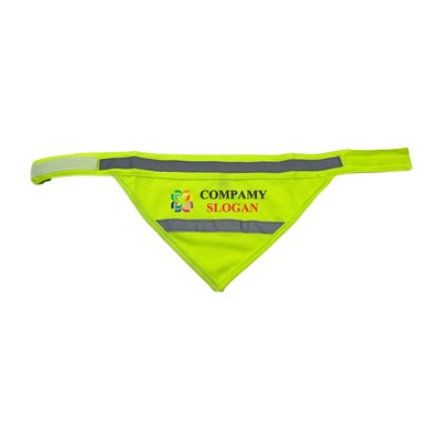 Double Line Reflective Pet Bandana