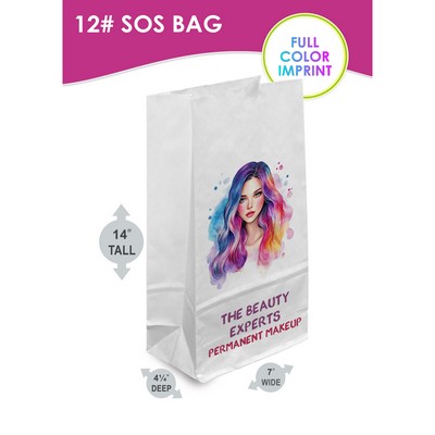 Full Color 12# SOS Bag - Digital Printing