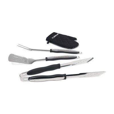 Cuisinart Outdoors® 4-Piece Grill Tool Set - Black