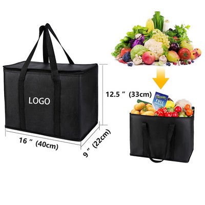 16" Reusable Grocery Bags Insulated