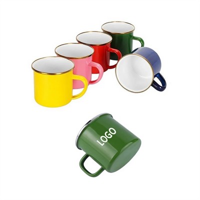 Enamel Metal Mug-12 oz