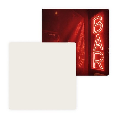 4.5" Pulpboard Square Coaster (Full Color on 1 Side)