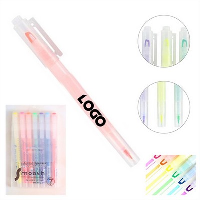 7 Pcs Fluorescent Marker Set