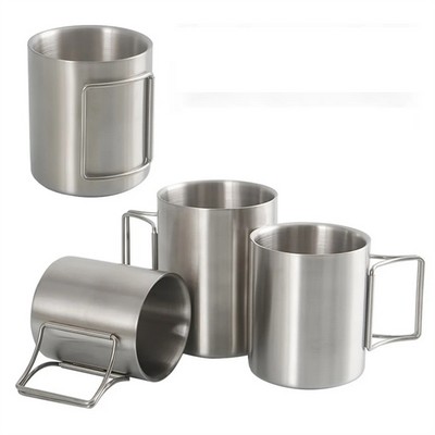 14 oz Stainless Steel Foldable Cup