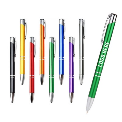 Customized Metal Push Ballpoint Pens