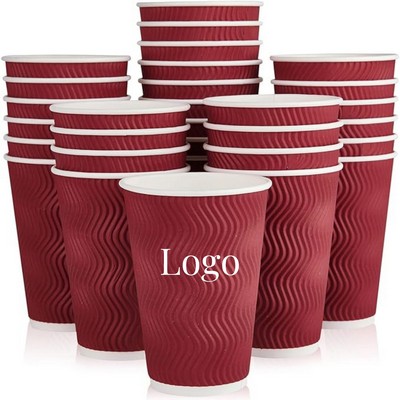 50 Pack 16 oz Disposable Paper Cups