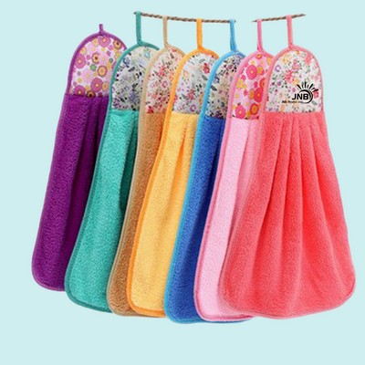 Kitchen Toilet Coral Fleece Hand Towels