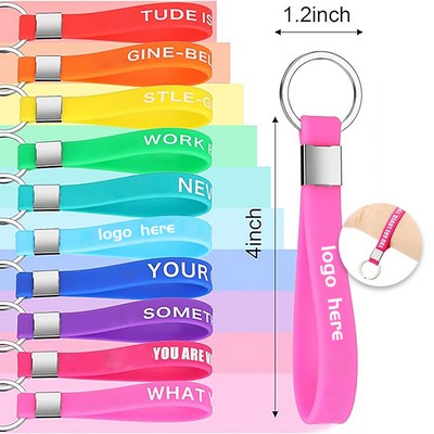 Silicone Wristband Keychain